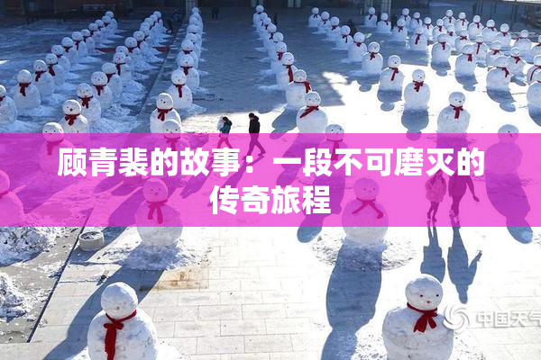 顾青裴的故事：一段不可磨灭的传奇旅程