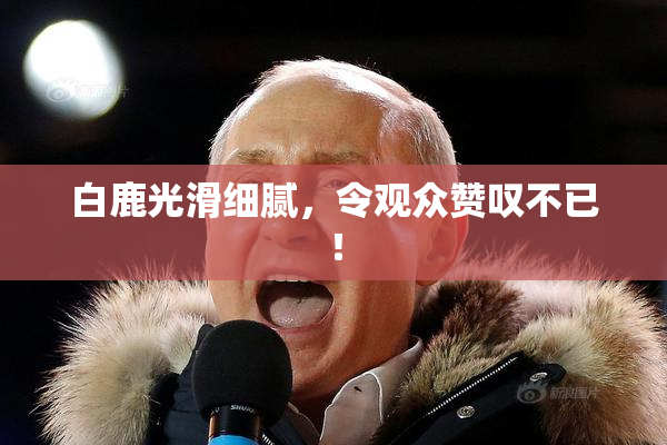 白鹿光滑细腻，令观众赞叹不已！