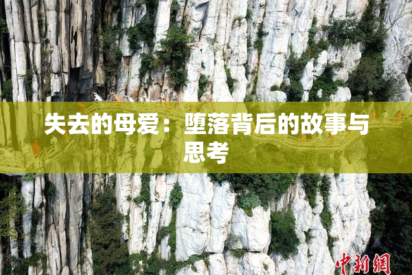失去的母爱：堕落背后的故事与思考