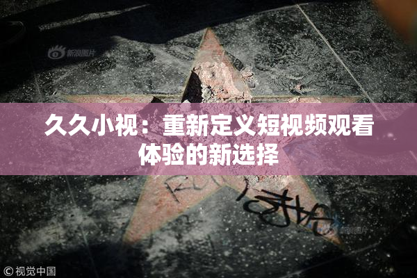 久久小视：重新定义短视频观看体验的新选择