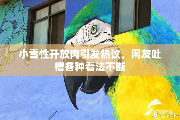 小雪性开放肉引发热议，网友吐槽各种看法不断