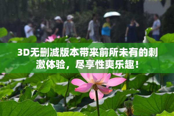 3D无删减版本带来前所未有的刺激体验，尽享性爽乐趣！