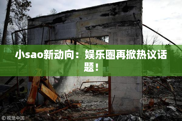 小sao新动向：娱乐圈再掀热议话题！