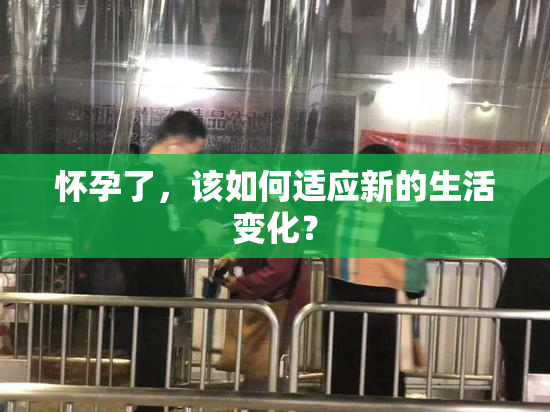 怀孕了，该如何适应新的生活变化？