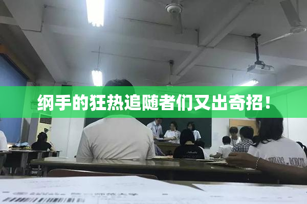 纲手的狂热追随者们又出奇招！