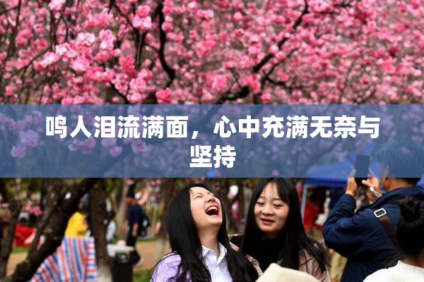 鸣人泪流满面，心中充满无奈与坚持