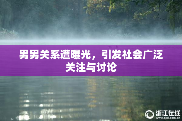 男男关系遭曝光，引发社会广泛关注与讨论