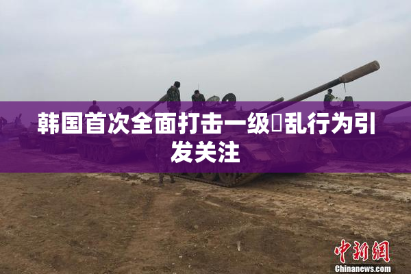韩国首次全面打击一级婬乱行为引发关注