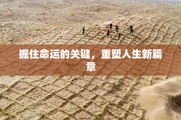 握住命运的关键，重塑人生新篇章