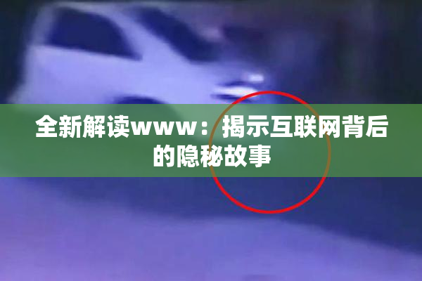 全新解读www：揭示互联网背后的隐秘故事