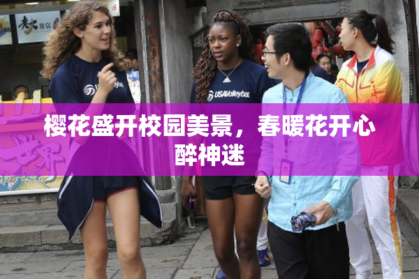 樱花盛开校园美景，春暖花开心醉神迷