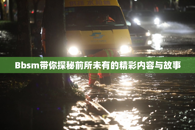Bbsm带你探秘前所未有的精彩内容与故事