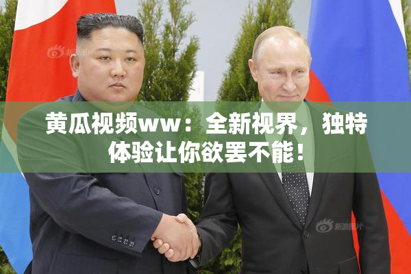 黄瓜视频ww：全新视界，独特体验让你欲罢不能！
