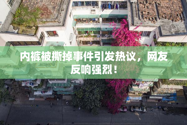 内裤被撕掉事件引发热议，网友反响强烈！