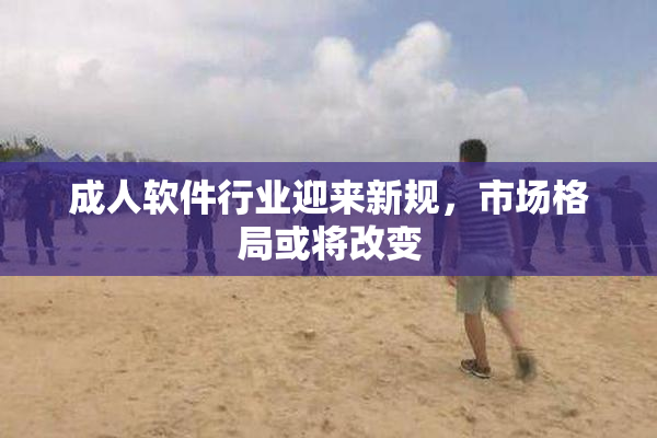 成人软件行业迎来新规，市场格局或将改变