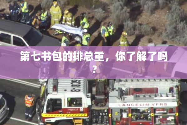 第七书包的排总重，你了解了吗？