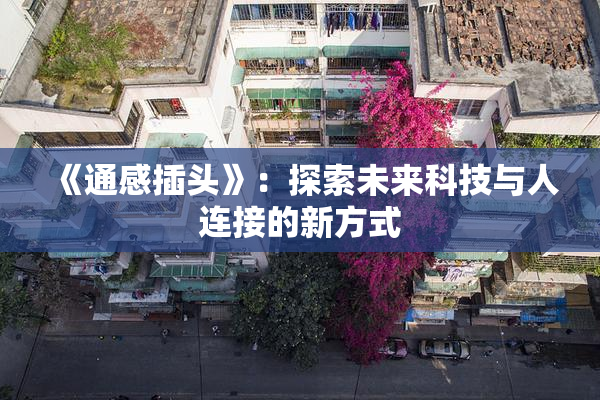 《通感插头》：探索未来科技与人连接的新方式