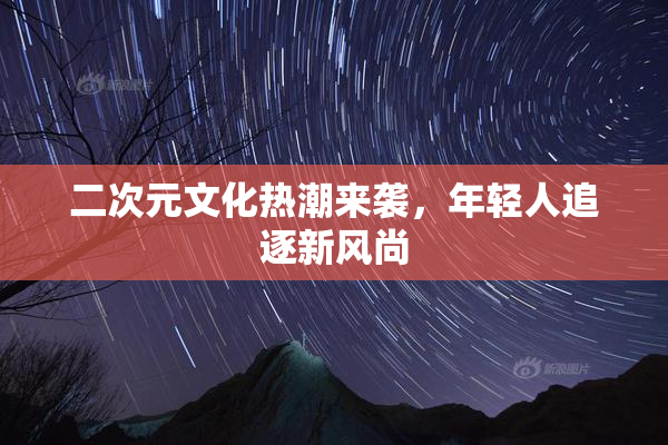 二次元文化热潮来袭，年轻人追逐新风尚