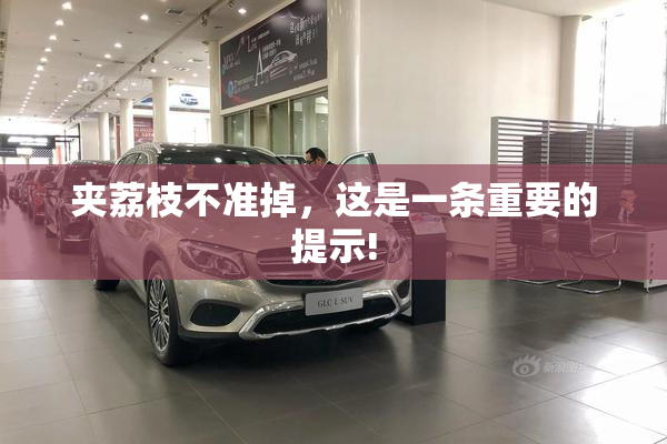 夹荔枝不准掉，这是一条重要的提示!