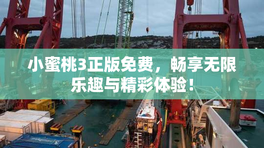 小蜜桃3正版免费，畅享无限乐趣与精彩体验！