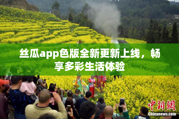 丝瓜app色版全新更新上线，畅享多彩生活体验