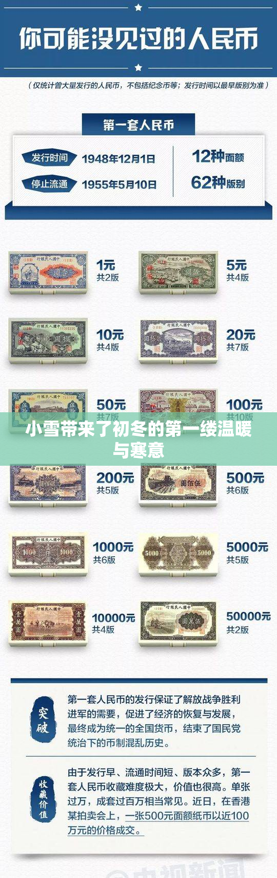 小雪带来了初冬的第一缕温暖与寒意