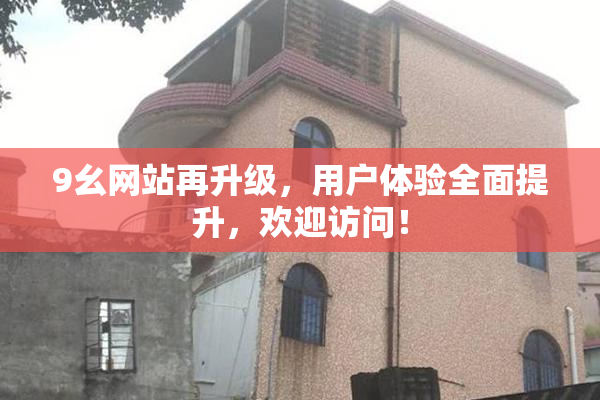 9幺网站再升级，用户体验全面提升，欢迎访问！