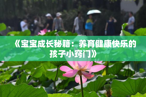 《宝宝成长秘籍：养育健康快乐的孩子小窍门》