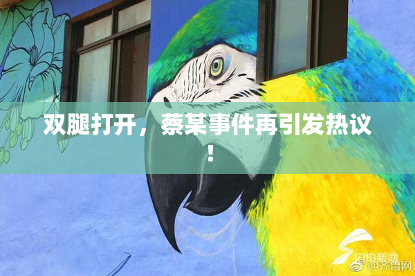 双腿打开，蔡某事件再引发热议！