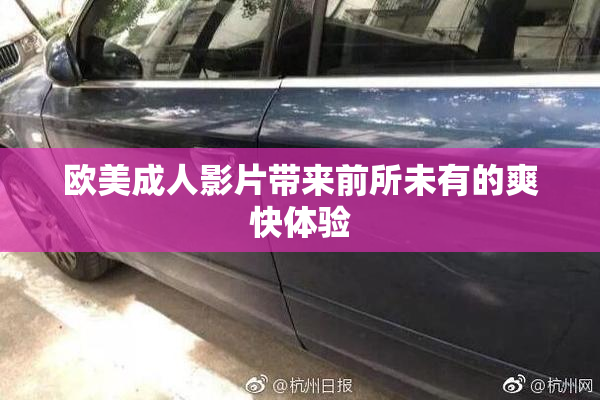 欧美成人影片带来前所未有的爽快体验