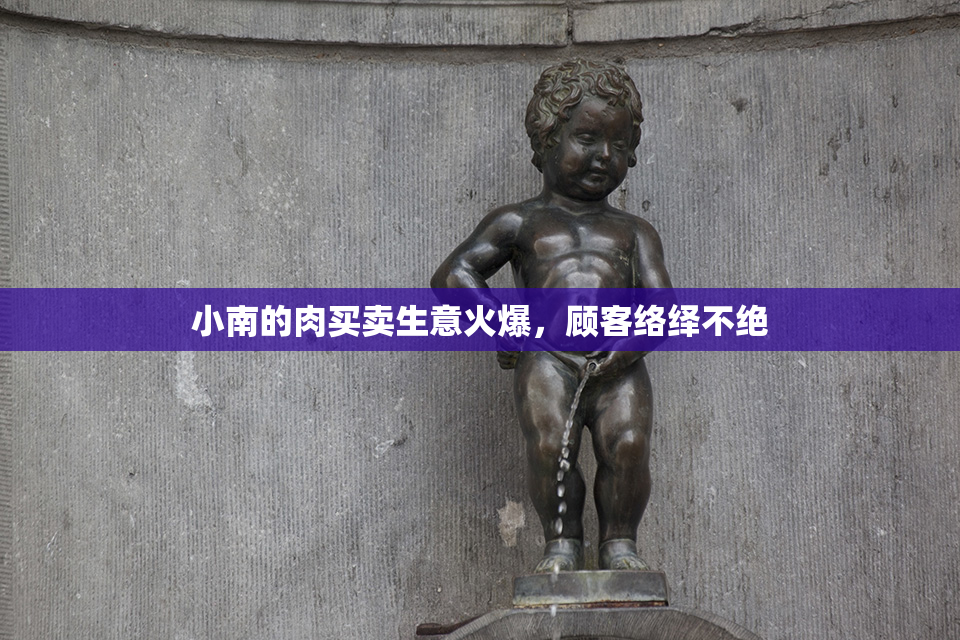 小南的肉买卖生意火爆，顾客络绎不绝