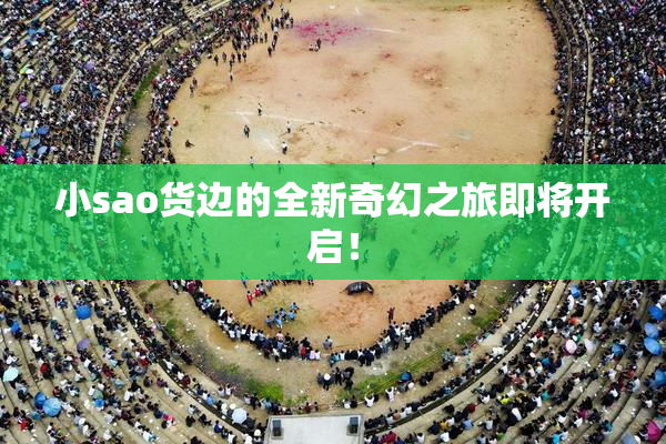 小sao货边的全新奇幻之旅即将开启！