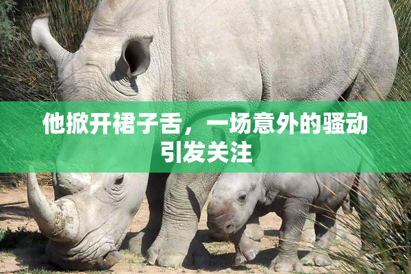 他掀开裙子舌，一场意外的骚动引发关注