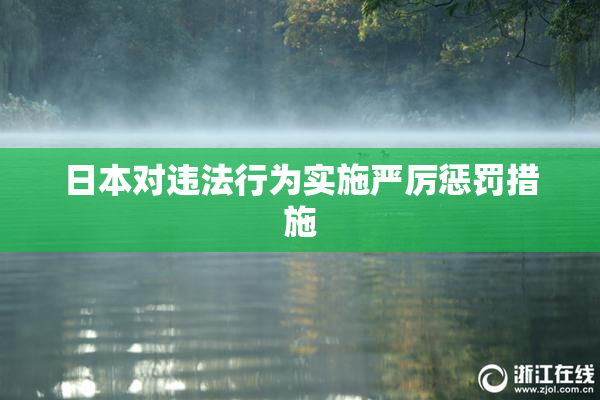 日本对违法行为实施严厉惩罚措施