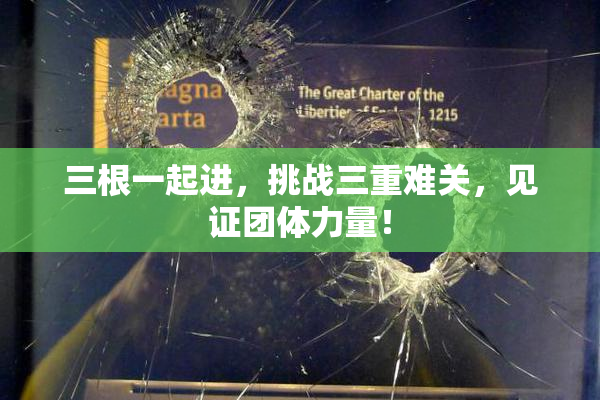 三根一起进，挑战三重难关，见证团体力量！