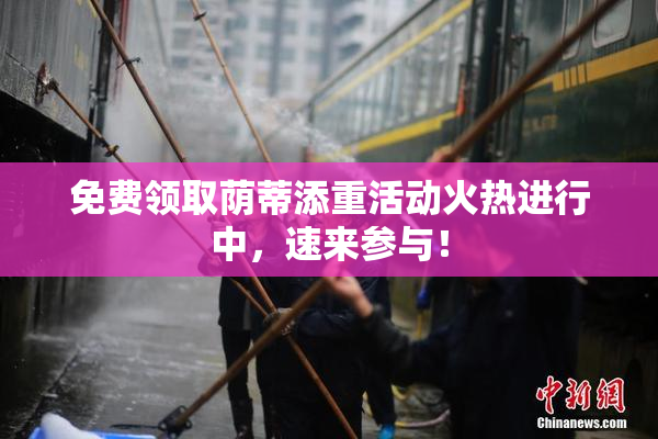 免费领取荫蒂添重活动火热进行中，速来参与！