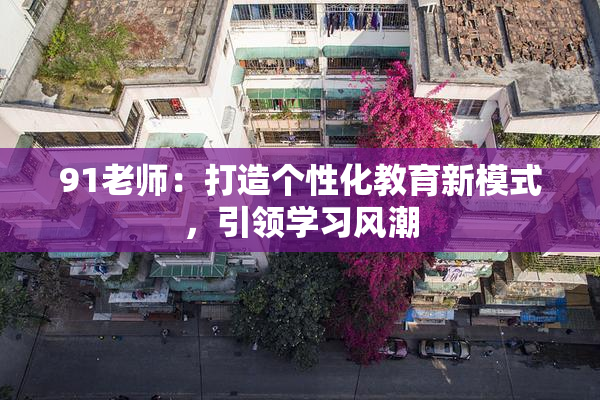 91老师：打造个性化教育新模式，引领学习风潮