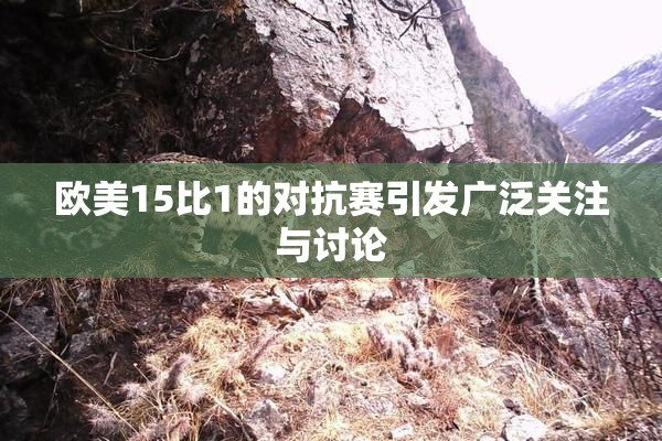 欧美15比1的对抗赛引发广泛关注与讨论