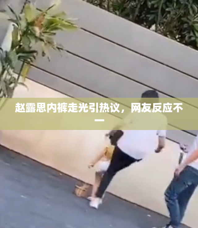赵露思内裤走光引热议，网友反应不一