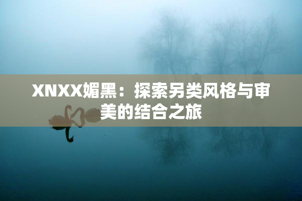 XNXX媚黑：探索另类风格与审美的结合之旅