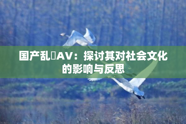 国产乱婬AV：探讨其对社会文化的影响与反思