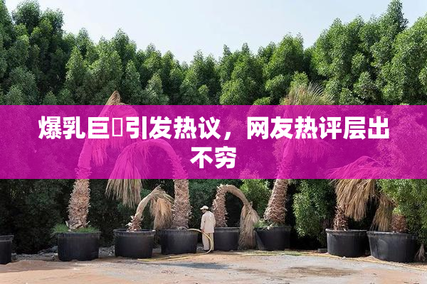 爆乳巨凥引发热议，网友热评层出不穷