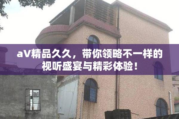 aV精品久久，带你领略不一样的视听盛宴与精彩体验！