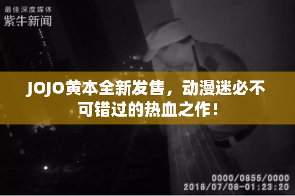 JOJO黄本全新发售，动漫迷必不可错过的热血之作！