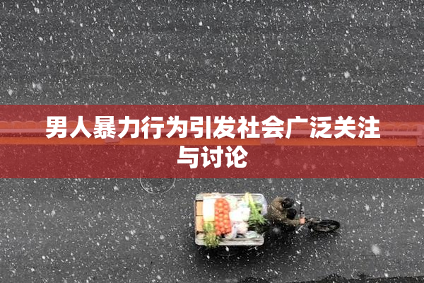男人暴力行为引发社会广泛关注与讨论