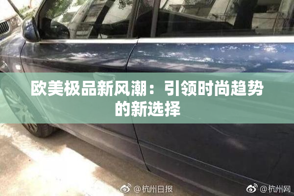 欧美极品新风潮：引领时尚趋势的新选择