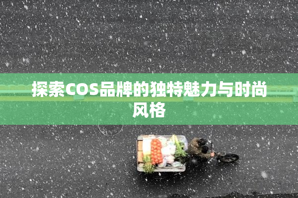 探索COS品牌的独特魅力与时尚风格