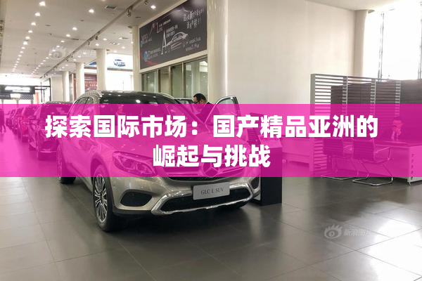 探索国际市场：国产精品亚洲的崛起与挑战