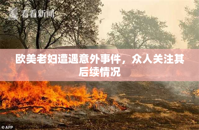 欧美老妇遭遇意外事件，众人关注其后续情况