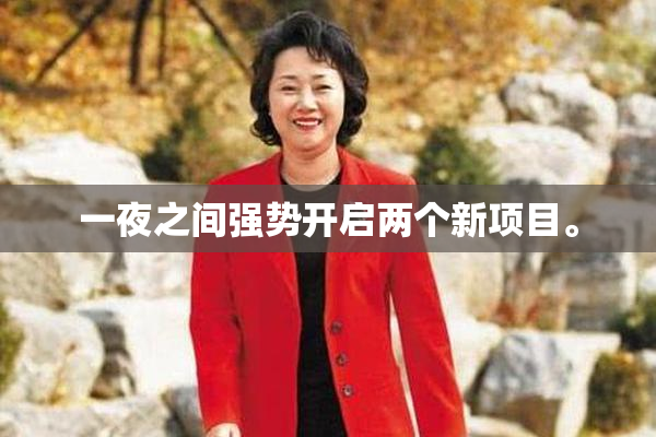 一夜之间强势开启两个新项目。